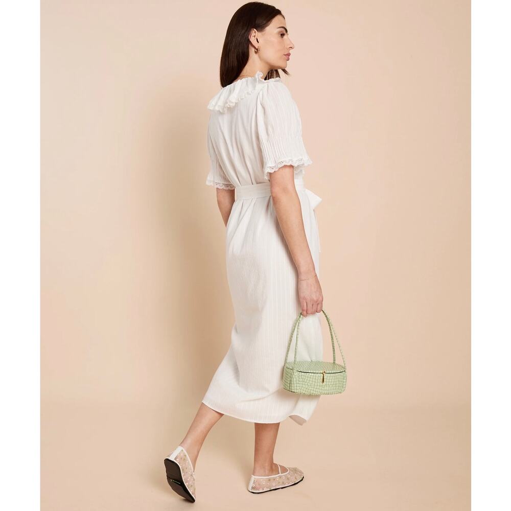 New Kourt Vida white dress size XS 100% cotton $172 - Picture 3 of 9